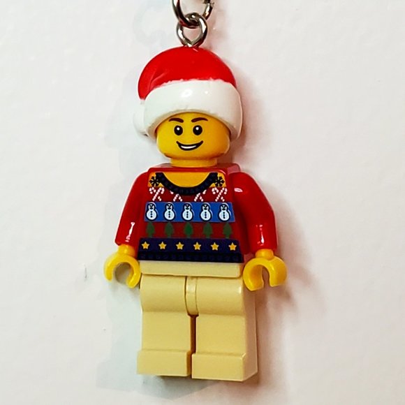Other - Lego Ugly Christmas Sweater Lego Minifigure Keychain